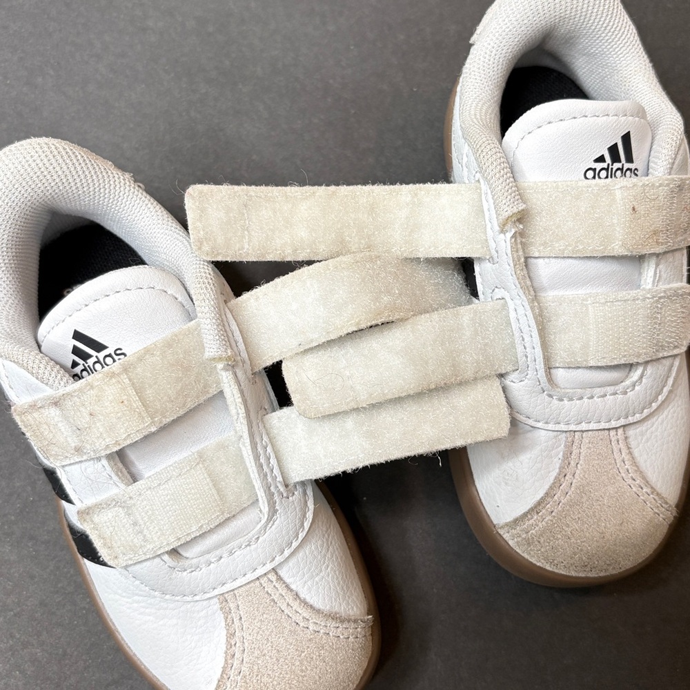 ADIDAS VL Court White Toddler Size 7K - Picture 8 of 12